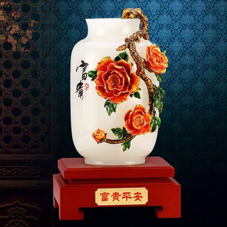 琺瑯彩琉璃花瓶 湯河店創(chuàng)意工藝，點(diǎn)亮家居藝術(shù)與饋贈(zèng)之選